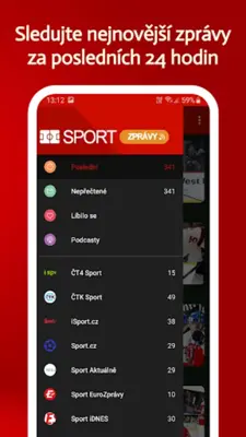 Sport zprávy - Český Sport android App screenshot 3